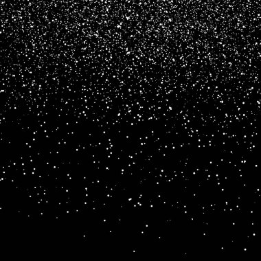 Yıldız noktalar, gürültü ve tahıl siyah galaxy arka plan vektör çizim üzerinde glitter dağılım