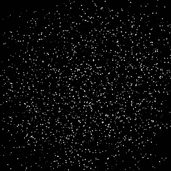 Nokta ve lekelerin dağılım glitter galaxy siyah arka plan vektör çizim üzerinde yıldız