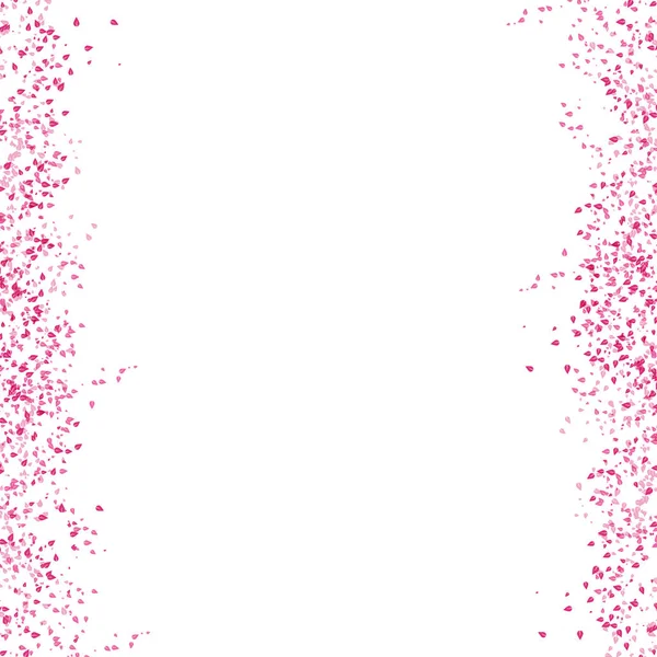 Sakura, yaprakları dağılım, Japon tarzı beyaz arka plan oluşturma doğa vektör çizim için kullanma