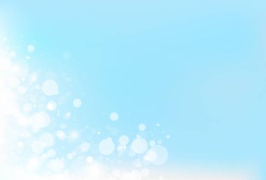 Taze gökyüzü sihirli kutlama arka plan vektör çizim bulanıklık