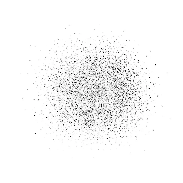 Poeira Partículas Dispersão Escova Branco Abstrato Fundo Vetor Ilustração — Vetor de Stock