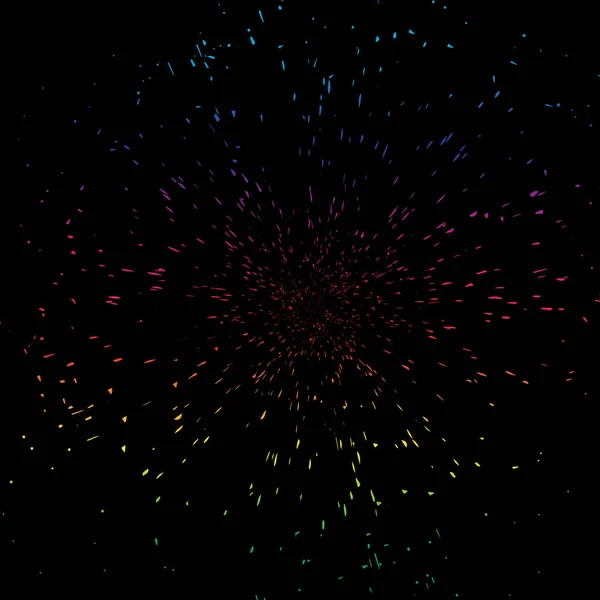 Estrellas Espectro Explosión Explosión Dispersión Brillo Galaxia Espacio Abstracto Fondo — Vector de stock