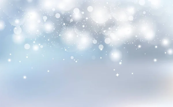 Bílé Pozadí Abstraktní Stříbrné Luxusní Sezónní Zimní Dovolená Vektorové Ilustrace — Stockový vektor