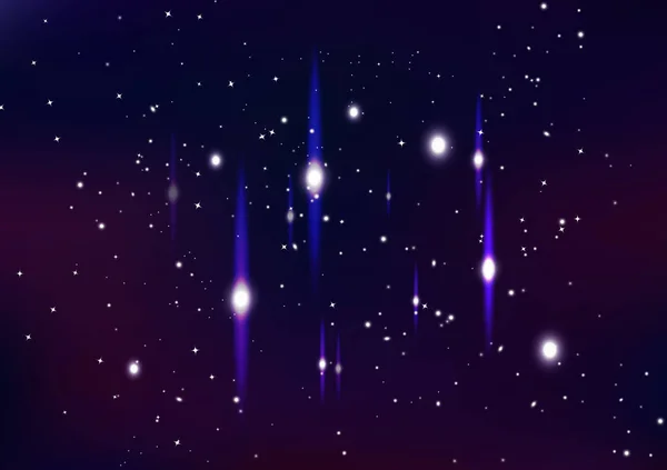 Astronomía Estrellas Galaxia Brillo Brillante Brillo Abstracto Fondo Vector Ilustración — Archivo Imágenes Vectoriales