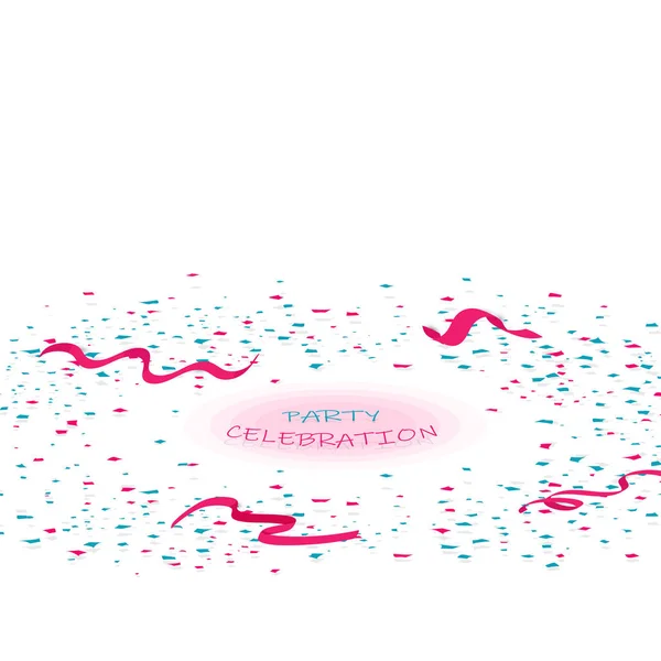 Feest Party Geschenk Verrassing Vakantie Papier Scatter Drijvend Vloer Abstracte — Stockvector