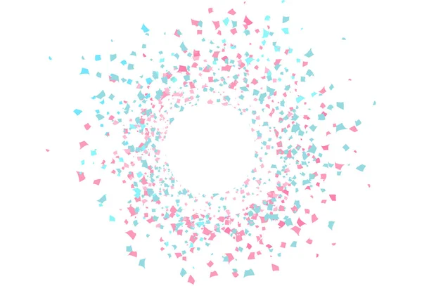 Konfeti Kağıdı Dağılım Patlama Kutlama Parti Yaz Pastel Dekorasyon Tasarım — Stok Vektör