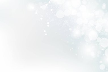Soyut beyaz, glitter ışıltı Bokeh arka plan, kar kutlamak