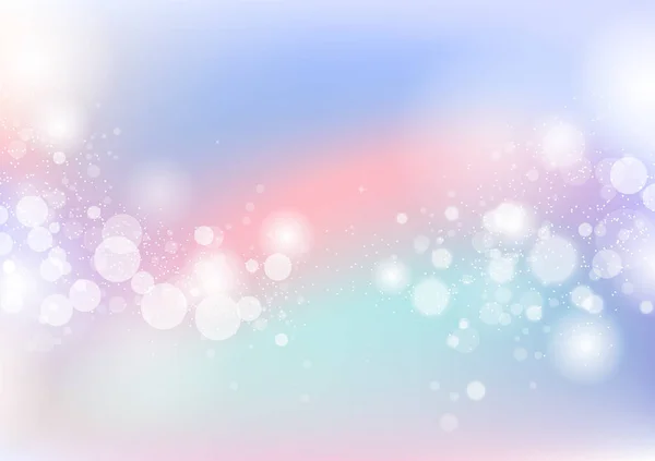 Pastel, sterren glans bokeh abstracte achtergrond, stof en graan — Stockvector