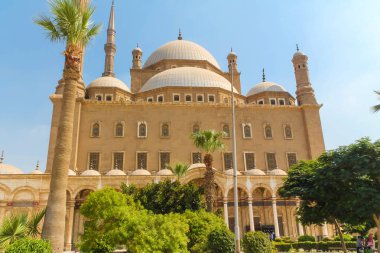 Bir Müslüman caminin güzel bina. Mohammed Ali Kahire'de Camii