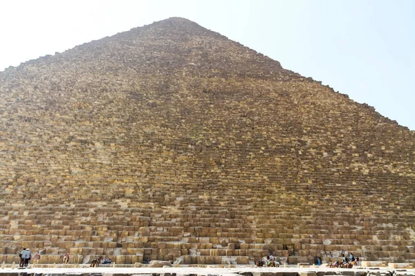 Panorama Las Pirámides Egipcias Monumento Más Grande Antigüedad —  Fotos de Stock