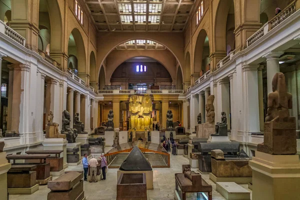 Museo Nacional Cairo Expans Dedicado Antiguo Egipto Faraón Imágenes de stock libres de derechos