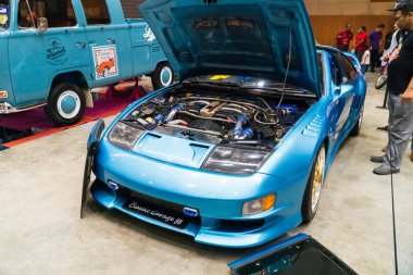 Kuala Lumpur, Malezya - 28 Temmuz 2018: Nissan 300zx Festivali sanat hız Kuala Lumpur, Malezya