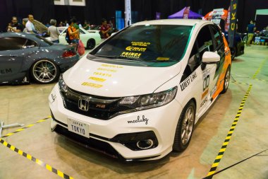Kuala Lumpur, Malezya - 28 Temmuz 2018: Honda Jazz Rs Festivali sanat hız Kuala Lumpur, Malezya