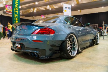 Kuala Lumpur, Malezya - 28 Temmuz 2018: Bmw Z4 Festivali sanat hız Kuala Lumpur, Malezya