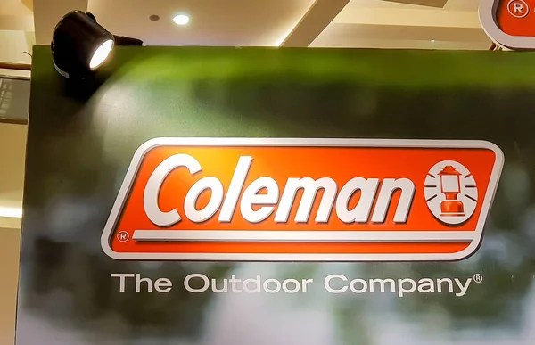 Kuala Lumpur Malaysien August 2018 Coleman Logo Coleman Company Inc — Stockfoto