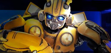 Kuala Lumpur, Malezya - 26 Kasım 2018: Bumblebee Film Poster. A yeniden doğmuş gibi önceki Transformers Film filmdir
