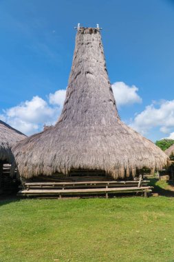 Ratenggaro Sumba, Doğu Nusa Tenggara Endonezya, geleneksel kulübe