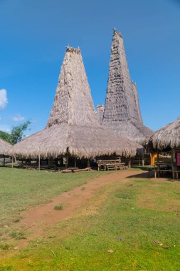 Ratenggaro Sumba, Doğu Nusa Tenggara Endonezya, geleneksel kulübe