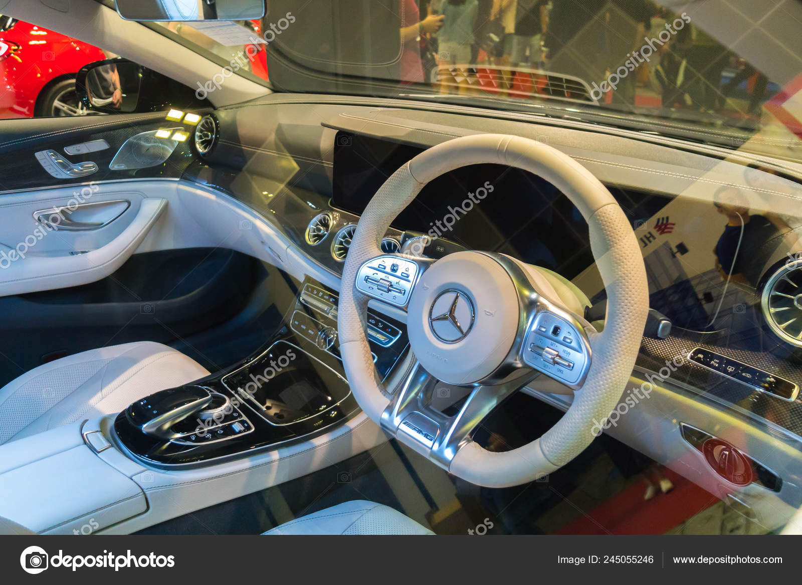 Singapore January 2019 Interior Mercedes Amg Cls 4matic