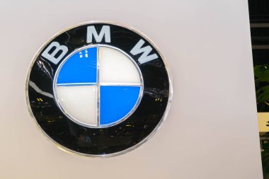 Singapur - 12 Ocak 2019: Singapur Otomobil Fuarı, Bmw logosunu görmeniz gerekir. BMW dünyanın en çok satan lüks otomobil biridir