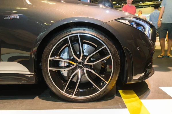 Singapur Enero 2019 Llantas Neumáticos Mercedes Amg Cls 4Matic Salón — Foto de Stock