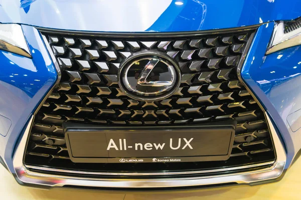 Singapur Enero 2019 Rejilla Frontal Primer Plano Lexus Singapore Motorshow — Foto de Stock