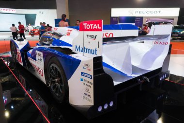 Kuala Lumpur, Malezya - 23 Kasım 2018: Toyota Ts050 Hybrid, Kuala Lumpur Otomobil Fuarı