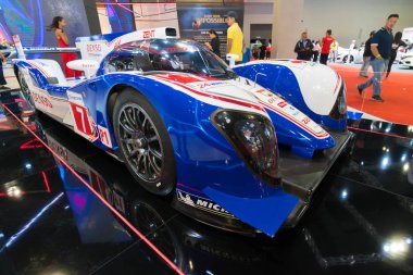 Kuala Lumpur, Malezya - 23 Kasım 2018: Toyota Ts050 Hybrid, Kuala Lumpur Otomobil Fuarı