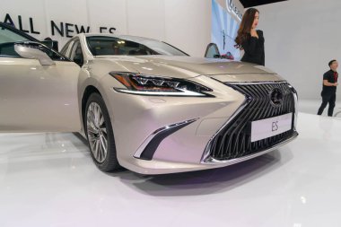 KUALA LUMPUR, MALAYSIA - NOVEMBER 23, 2018: Lexus ES at Kuala Lumpur Motor Show