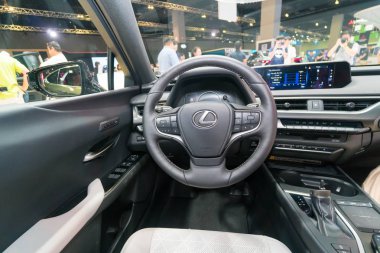 KUALA LUMPUR, MALAYSIA - NOVEMBER 23, 2018: Interior from Lexus UX200 at Kuala Lumpur Motor Show