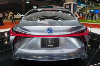 Kuala Lumpur, Malezya - 23 Kasım 2018: Lexus Ls+ Konsepti Kuala Lumpur Motor Show'da