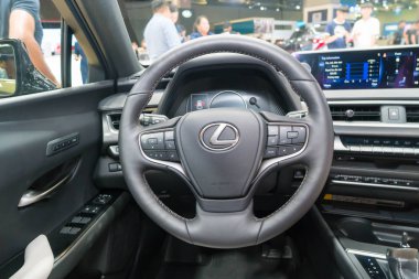 Kuala Lumpur, Malezya - 23 Kasım 2018: direksiyon Ux200 Lexus Kuala Lumpur Otomobil Fuarı'nda