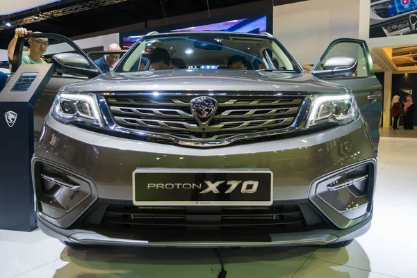 Proton X70 di Kuala Lumpur Motor Show — Stok Foto