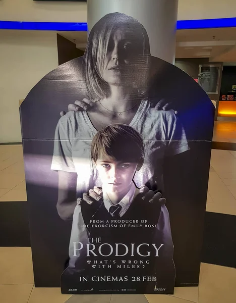 Putrajaya Malezya Mart 2019 Prodigy Film Afişi Film Küçük Oğlunun — Stok fotoğraf