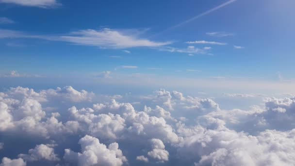 Πλάνα Από Όμορφο Ουρανό Κινούμενα Σύννεφα — Αρχείο Βίντεο