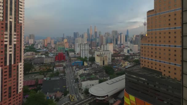 Kuala Lumpur Malaysia Februar 2018 Zeitraffer Aufnahmen Der Stadtlandschaft Von — Stockvideo