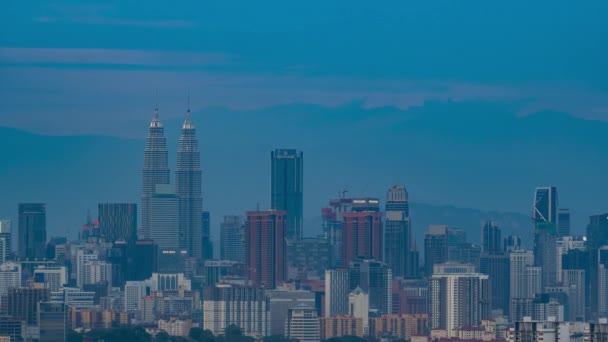 Kuala Lumpur Malaysia Juni 2019 Zeitraffer Aufnahmen Der Wunderschönen Stadt — Stockvideo