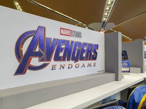 Avengers Endgame filme road tour promoção em Kuala Lumpur, Malásia — Fotografia de Stock