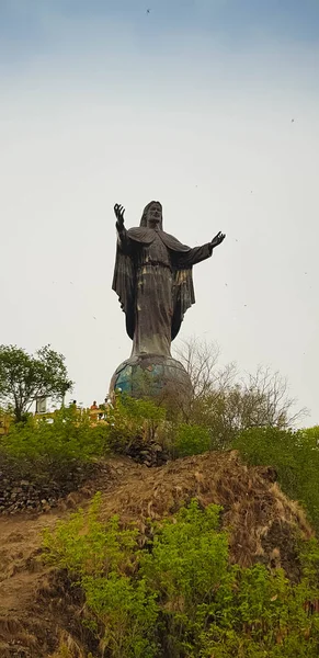 Estatua de Jesús en Cristo Rei en Dili, Timor Oriental — Foto de Stock