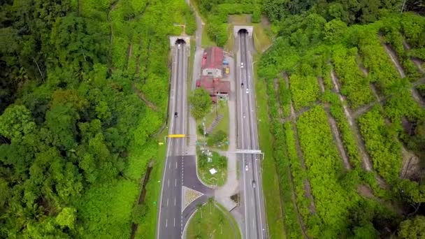 Rekaman Udara Dari Terowongan Menora Atau Terowongan Meru Menora Adalah — Stok Video