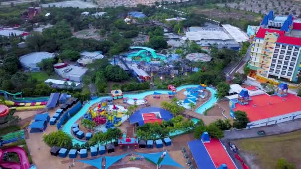 Johor Malaysia December 2019 Drone Footage Legoland Theme Park Malaysia — Stock videók
