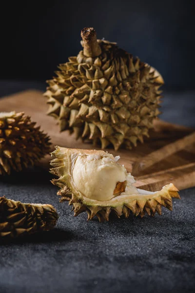 Durian Beton Masada Asya Egzotik Meyve - Stok İmaj