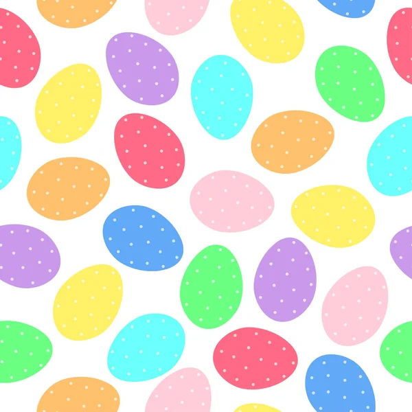 Fond Pâques oeufs colorés motif vectoriel illustration — Image vectorielle