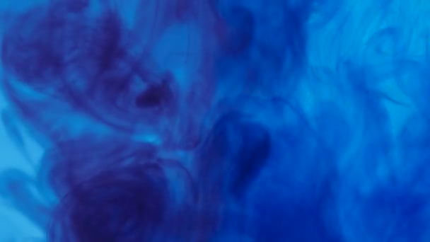 Fundo Líquido Cor Azul Abstrato — Vídeo de Stock