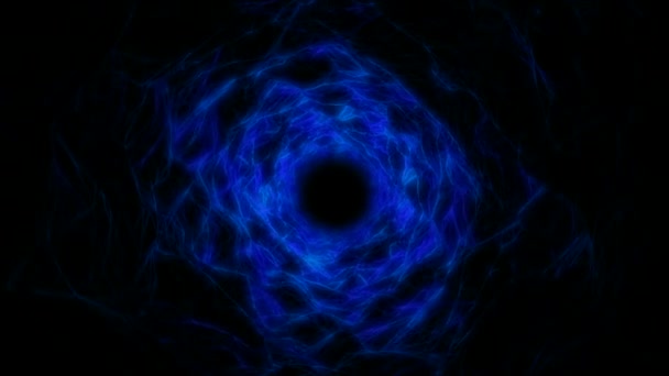 Blue Energy Tunnel Background — Videoclip de stoc