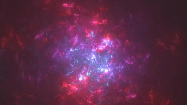 Particelle Cluster Sfondo Astratto — Video Stock
