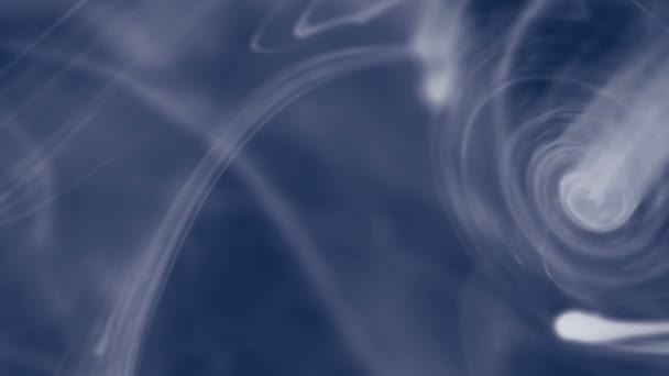 White Smoke Abstract Background — Stock Video