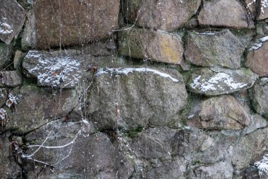 Donmuş su, donmuş şelale. Ukrayna'da Kış