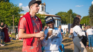 Kiev, Ukrayna-07.13.2019: Atlas Weekend müzik festivali açık