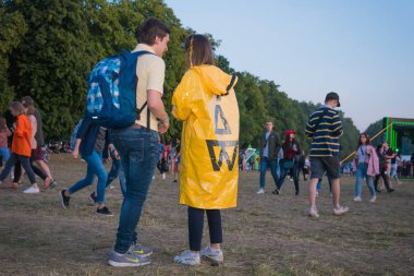 Kiev, Ukrayna-07.13.2019: Atlas Weekend müzik festivali açık